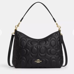 Coach Laurel Shoulder Bag Signature Leather
